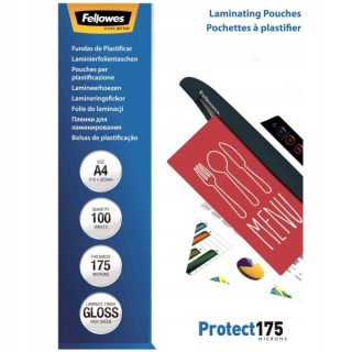 Fellowes A4 216x303 175 Mic Lamination Foil