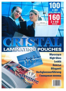 Vrecko na laminovanie dokumentov A4 80 mic, Argo