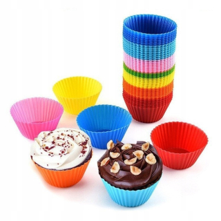 Silikónové cookies pre koláče 50 ks. Muffiny