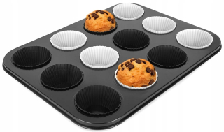 Pečenie Muffin +12 Silikónové formy