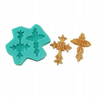 Silikónová forma Cross 3D Communion crosses