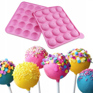 Silikónová forma pre tortu pops prémiové lízanky