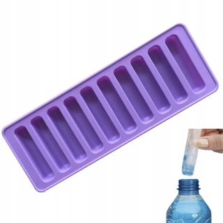 Silikónová forma pre veľké kocky ľadu pre fľašu