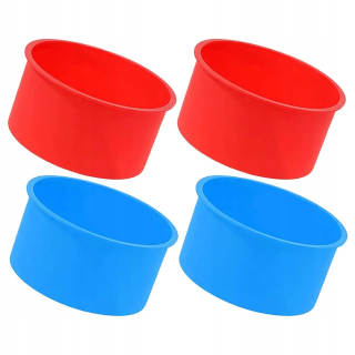 Formy pre koláče silikónové okrúhle podnos na pečenie 4 ks