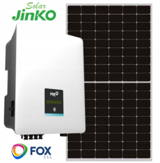 Fotovoltaic 10 kW Jinko + Foxess + Eleková zostava.
