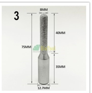 Mramorová žulová diamantová rezačka 8 mm 40 12,7 č. 3