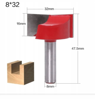 Plánovacia rezačka 32 mm / 8 mm pre drevo