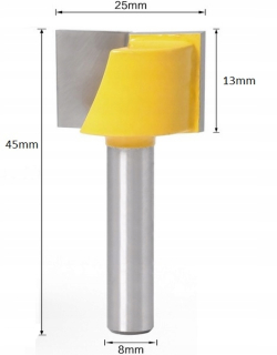 Rezačka na plánovanie dreva 25 mm Trmrel 8 mm nová