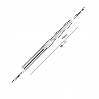 Fréza na drevo - Cutter mletia lopty R1.6 3,175/17 Ballnose volfrám HRC45