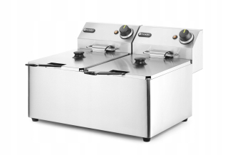 Fritéza - Dvojité hendi 2 × 8 l elektrické fritézy