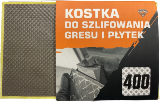 Špongie kocky 400 mleté dlaždice a kameni