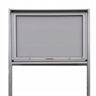 Samostatne stojaca HLINÍKOVÁ VITRÍNA 1000x800mm