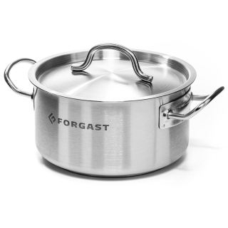 Hrniec - Stredne oceľový hrniec+kryty 8L Forgast FG02008