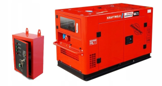 Elektrocentrála - Generátor generátora 18 KVA 3F 400V ATS
