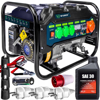 Elektrocentrála - GENERÁTOR GENERÁTOR MEDENÝ 7KM 3500W AVR
