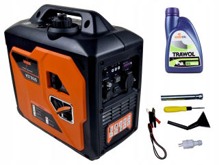 Elektrocentrála - GENERÁTOR ENERGIE GENERÁTOR 2800 W INVERTOR