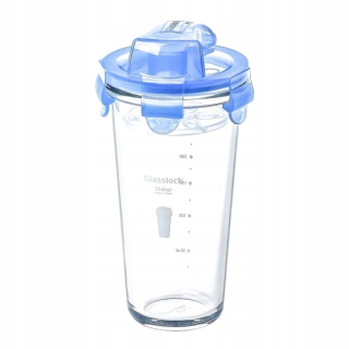 Šejkre - GLASSLOCK - Kuchynský šejker 450 ml - modrý