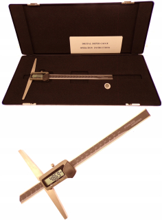 Posuvné meradlo -  Elektronický hĺbkový meter l 200 mm 200x150