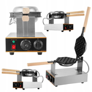 Vafľovač - Bubble Waffle Iron Egg Bubble Waffle Maker 1400W