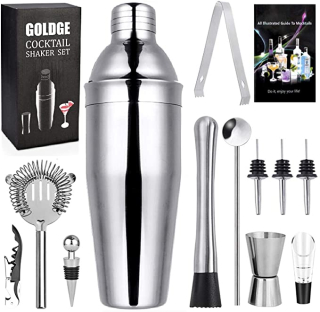 Šejkre - Goldge Cocktail Set Shaker Accessories