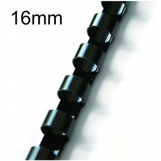 Viazanie späť 16 mm opus čierne 25 ks