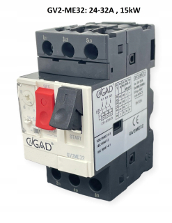 Gv2-me32 termiK 24-32A 15 kW prepínač motora