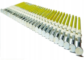 Klince - Klince spojené s plastovým galvanizovaným prsteňom 3,1 x 90