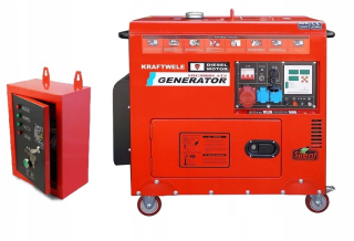 Elektrocentrála - Generátor generátora 9,8 kW 3F 400VDT ATS