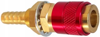 Zvárací držiak - Panel R21 pre hadicovú vodu 6 mm červená