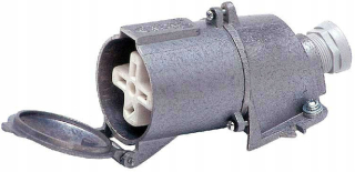 Plochý kovový zásuvka 63A/500V