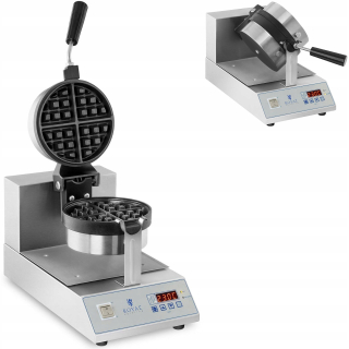 Vafľovač - Royal Catering RCWM-1300-RE 1300 W Waffle