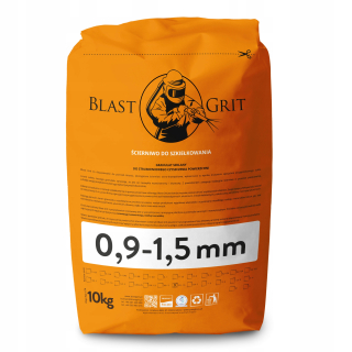 Píla - Sklenený granulát 0,9-1,5 mm 10kg BRÚSNY Atest