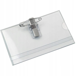 Identifikátor - Grand 55x90 mm ID so sponou a bezpečnostným kolíkom 50