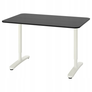 Kancelársky písací stôl - Ikea Bekant Desk Okla Jesion Bejca/White 120x80cm