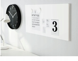 Magnetická tabuľa - Ikea spontánna magnetická doska čierna 60x40 cm