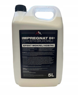 Impregnát na ochranu - Betón dláždený impregnácia 5 mokrej kocky