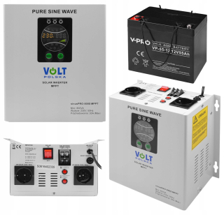 Núdzové napájanie Sinus Pro 2000s 24 V 1400 W Solar