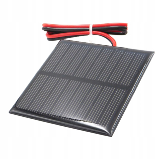 Jeden -kus solárny panel s mini káblom