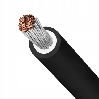 Kábelový solárny kábel na zem MC4 čierny 4mm2 25m