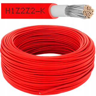 Kábel solárny kábel H1Z2Z2-K červená 4 mm2 25m