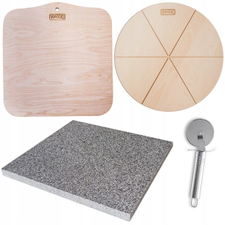Pizza Stone 35x35 viaggio +doska +špachtle +nôž
