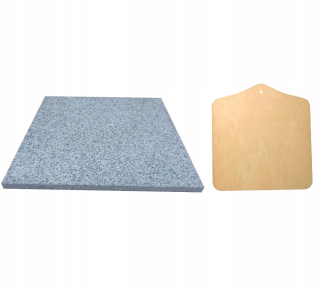 Žulová pizza kameň 3in1 38x35 + veľké rameno