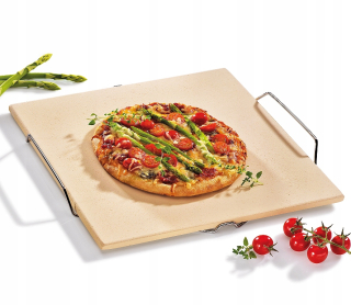 Pečenie kameň pre pizzu kuchynská pizza 38x35 rám