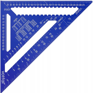 Uhlomer - HLINÍKOVÝ TESÁRSKY Štvorhran 300 MM DIEL