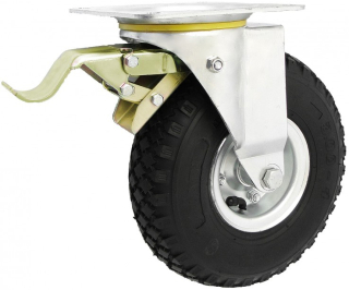 Vozík, košík na prepravu tovaru - Dusené torzné kolesá s brzdou 260 mm 150 kg