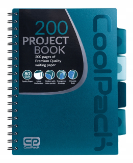 KOŁOBILLION NOTEBOOK B5 100k COOLPACK modrý