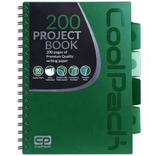 KOŁOBILLION NOTEBOOK B5 100k COOLPACK zelený