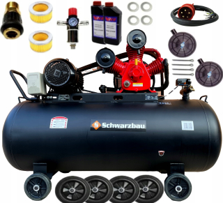 Kompresor - Kompresor 10 bar 500L 3T 400 V olejový vzduch