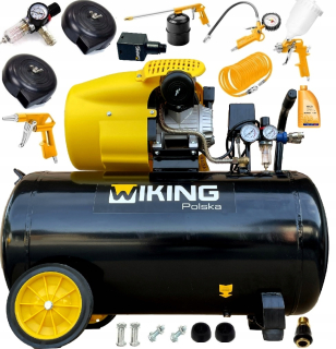 Kompresor - 100L olejový kompresor V2 +20 m vzduchový kompresor
