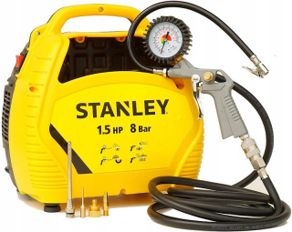 Kompresor - Otvorený kompresor 8bar 1100W 180L/min Stanley